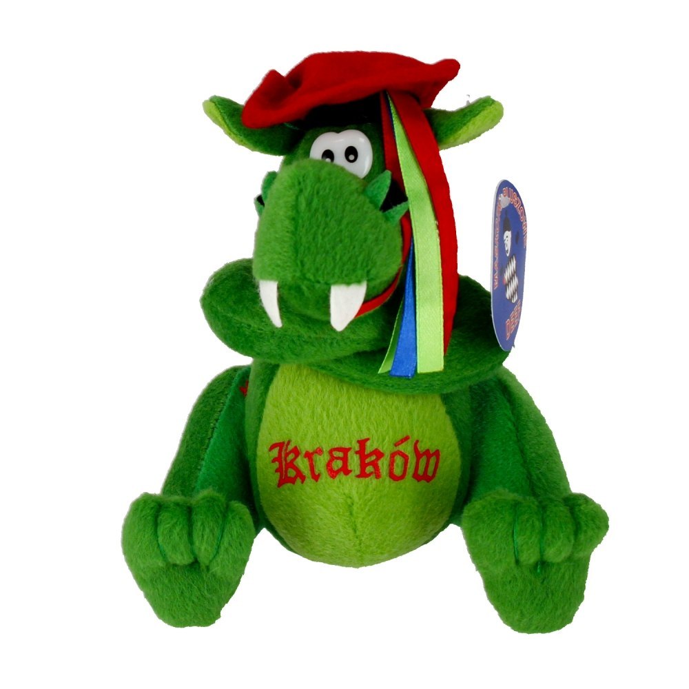 PELUCHE 12 CM LE DRAGON DE WAWEL SAVANT AU CHAPEAU DEEF DE.01485 DEEF